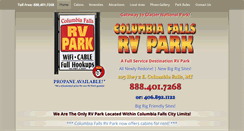 Desktop Screenshot of columbiafallsrvpark.com